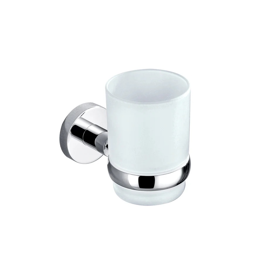 Rund Single Tumbler Holder Chrome