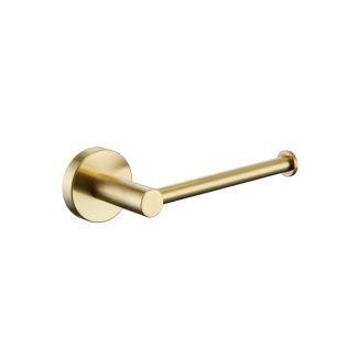 Rund Toilet Roll Holder Brushed Gold