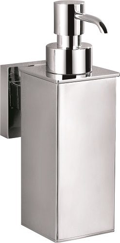 SQUARE SOAP DISPENSER CHROME