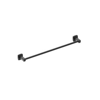 Luxus Single Towel Rail Matte Black 800mm