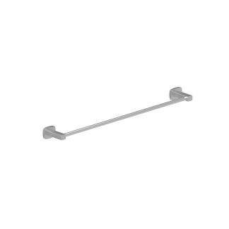 Luxus Single Towel Rail Brushed Nickel 800mm