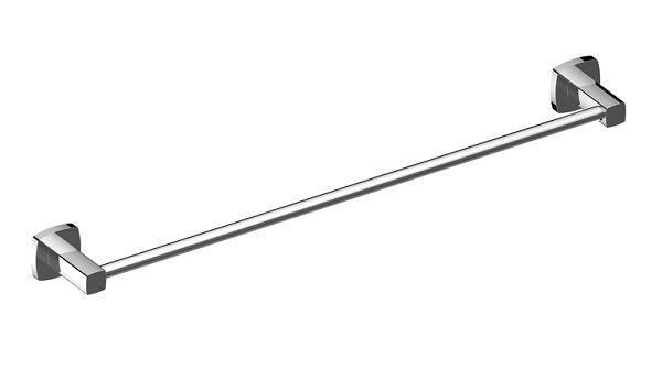 Luxus Single Towel Rail 800mm Chrome
