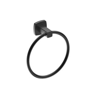 Luxus Towel Ring Matte Black