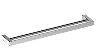 Kasten Double Towel Rail 600mm Chrome