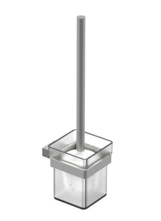 Kasten Toilet Brush Holder Brushed Nickel