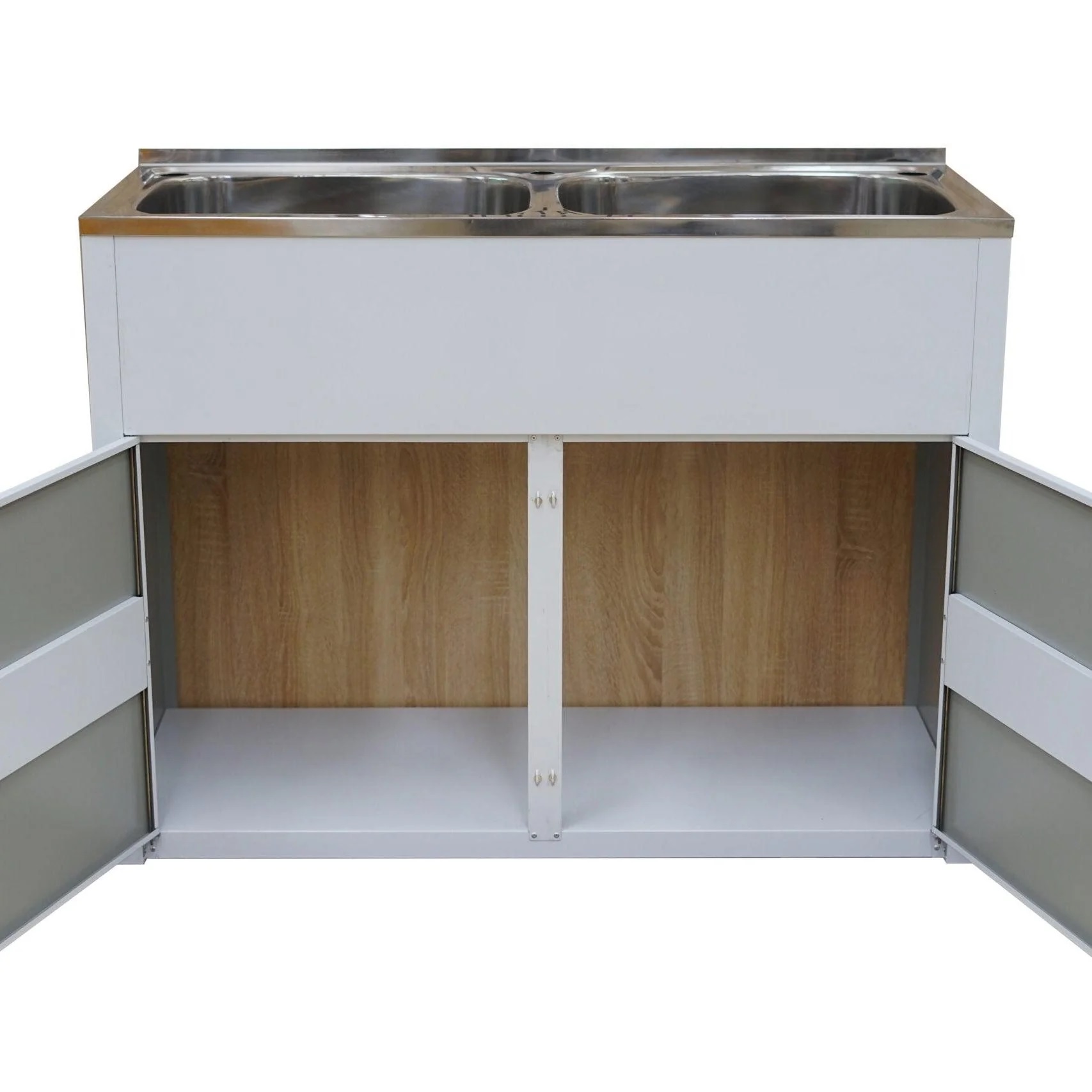 Laundry Tub & Cabinet Double Bowl - Image 2