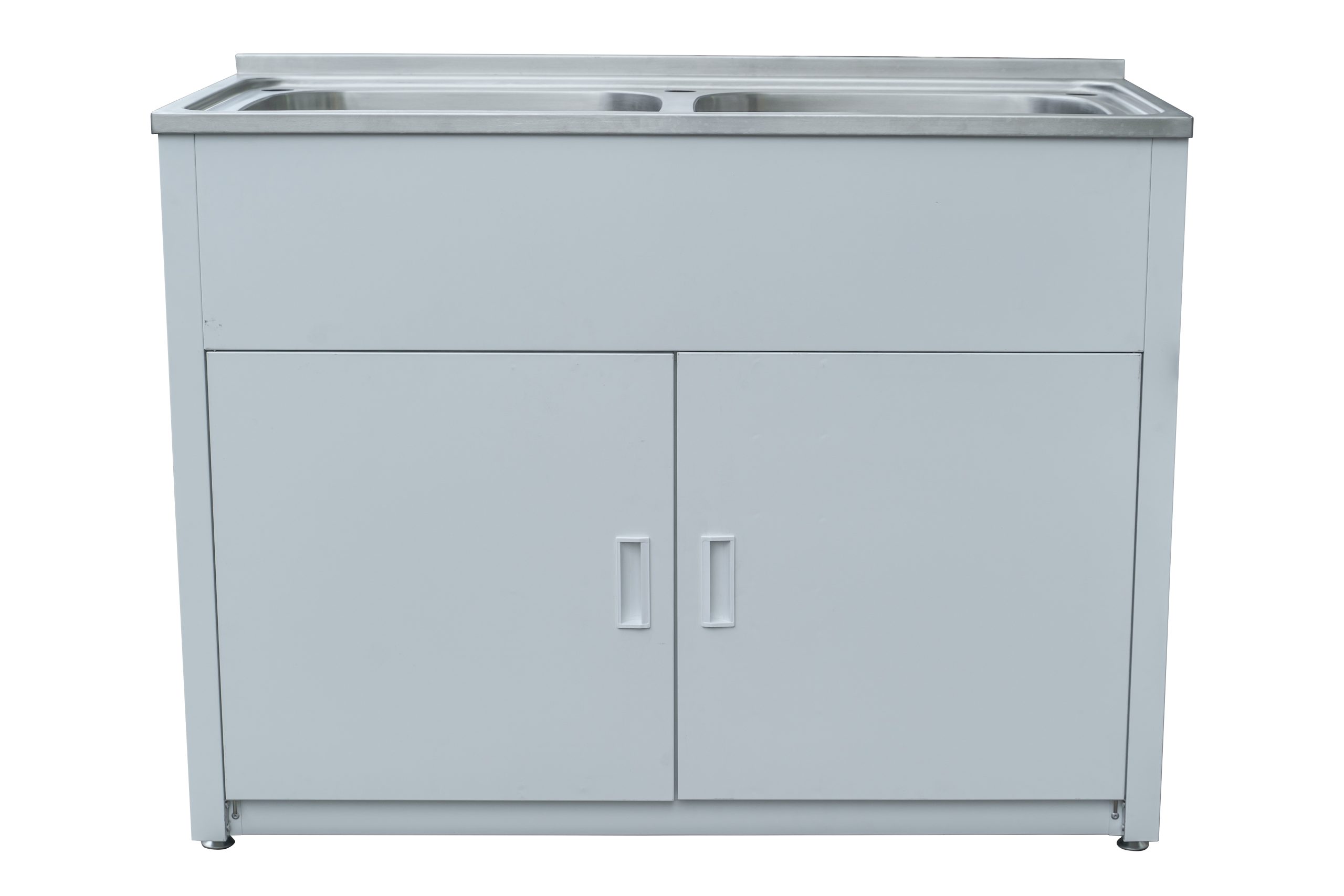 Laundry Tub & Cabinet Double Bowl