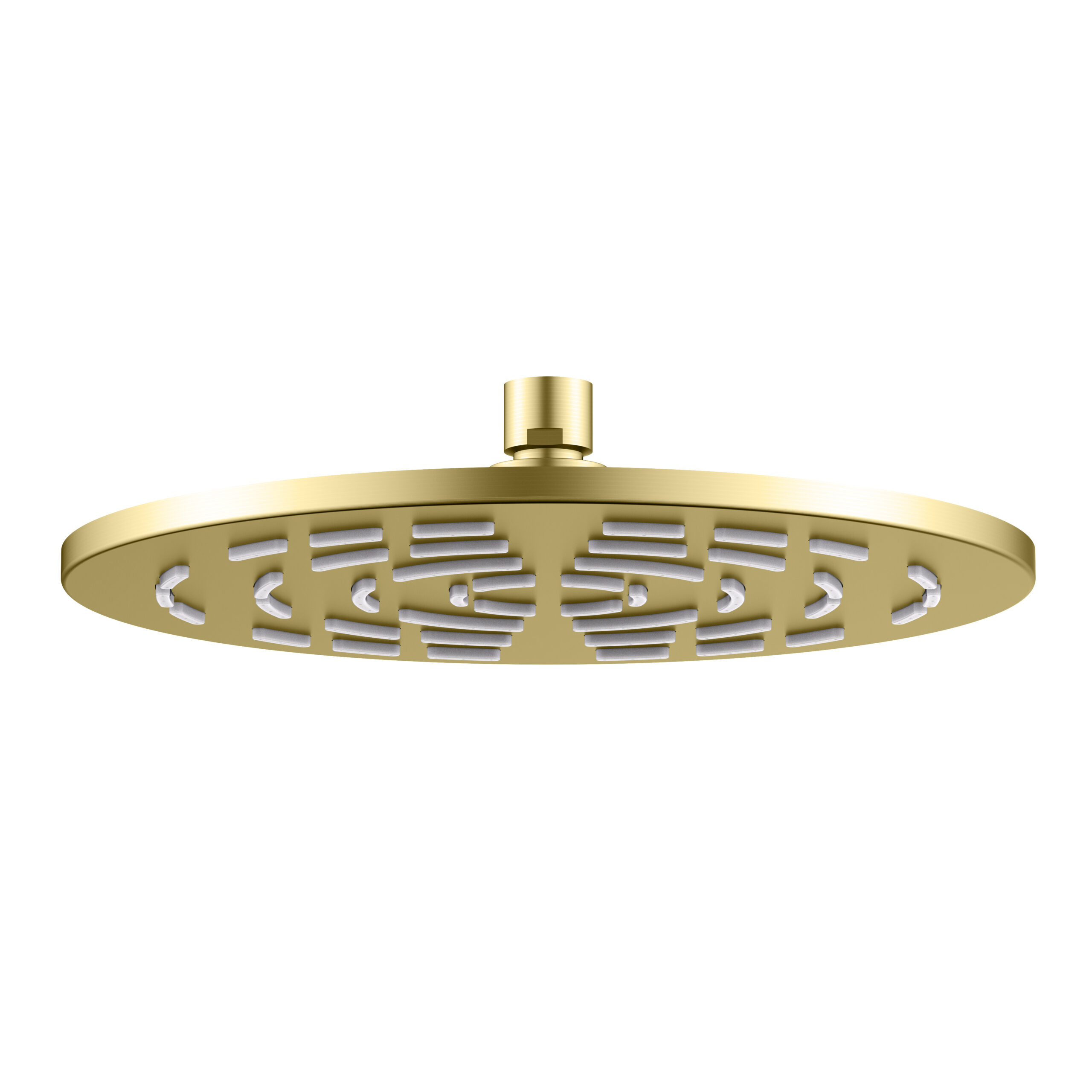 Berlin Air Pressure Shower Head 250mm Brushed Gold