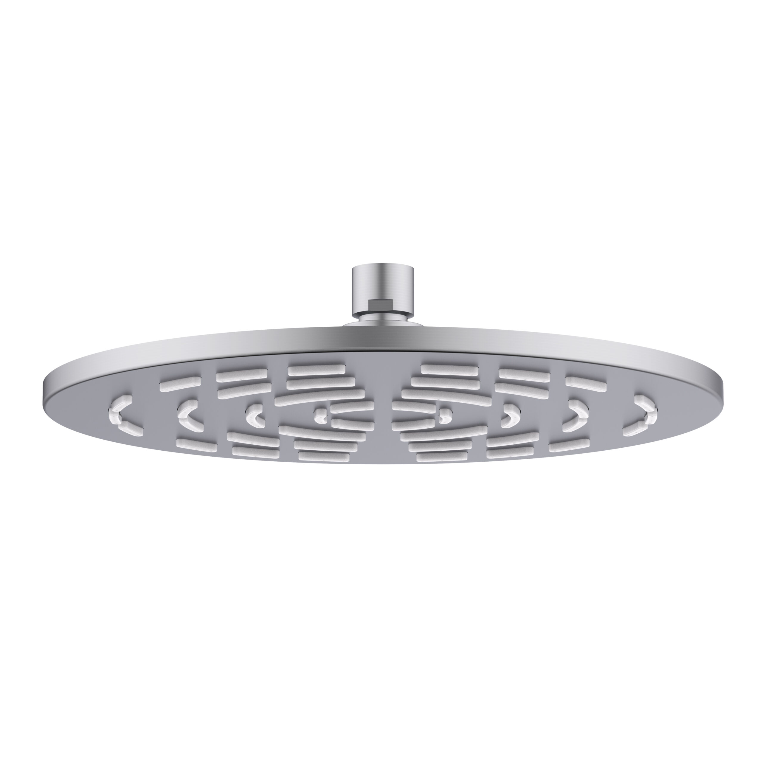 Berlin Air Pressure Shower Head 250mm Brushed Nickel