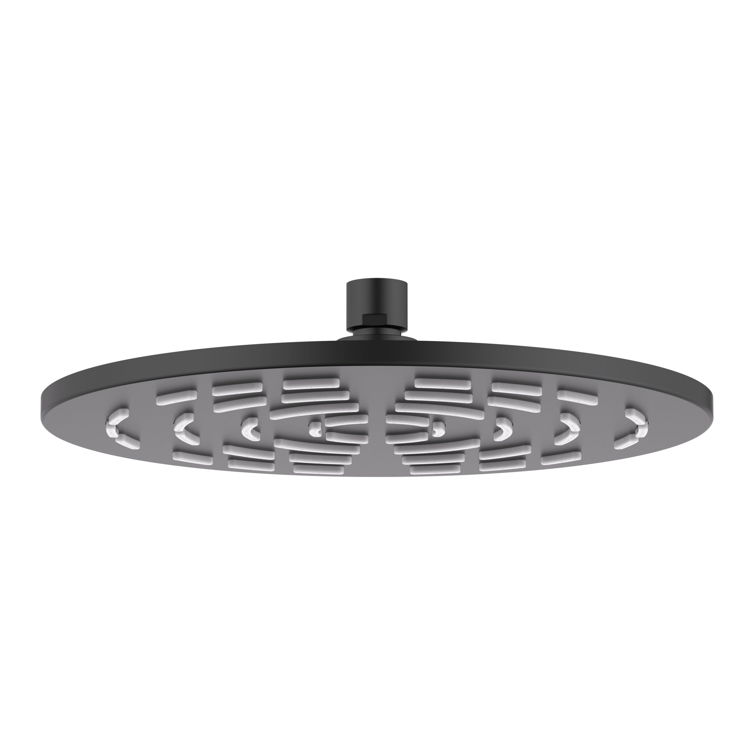 Berlin Air Pressure Shower Head 250mm Matte Black