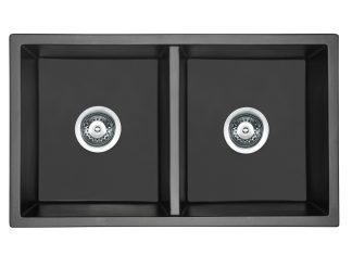 Arcko Granite Under Overmount Double Bowl Sink