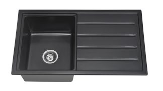 Arcko Granite Single Bowl Sink With Drainer