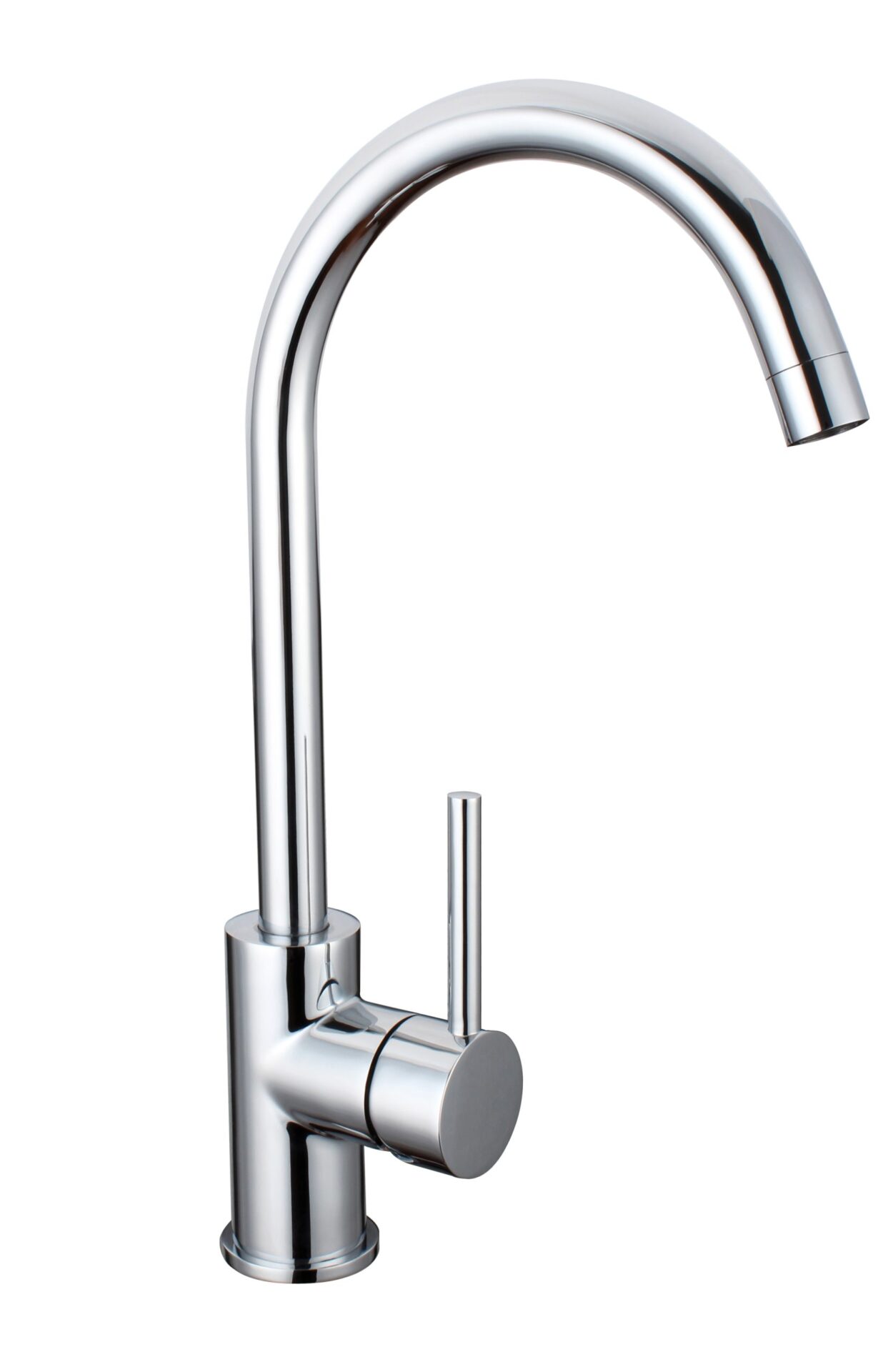 Rund Gooseneck Sink Mixer Chrome