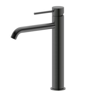 Morgan Rund Tall Basin Mixer Brushed Gun Metal