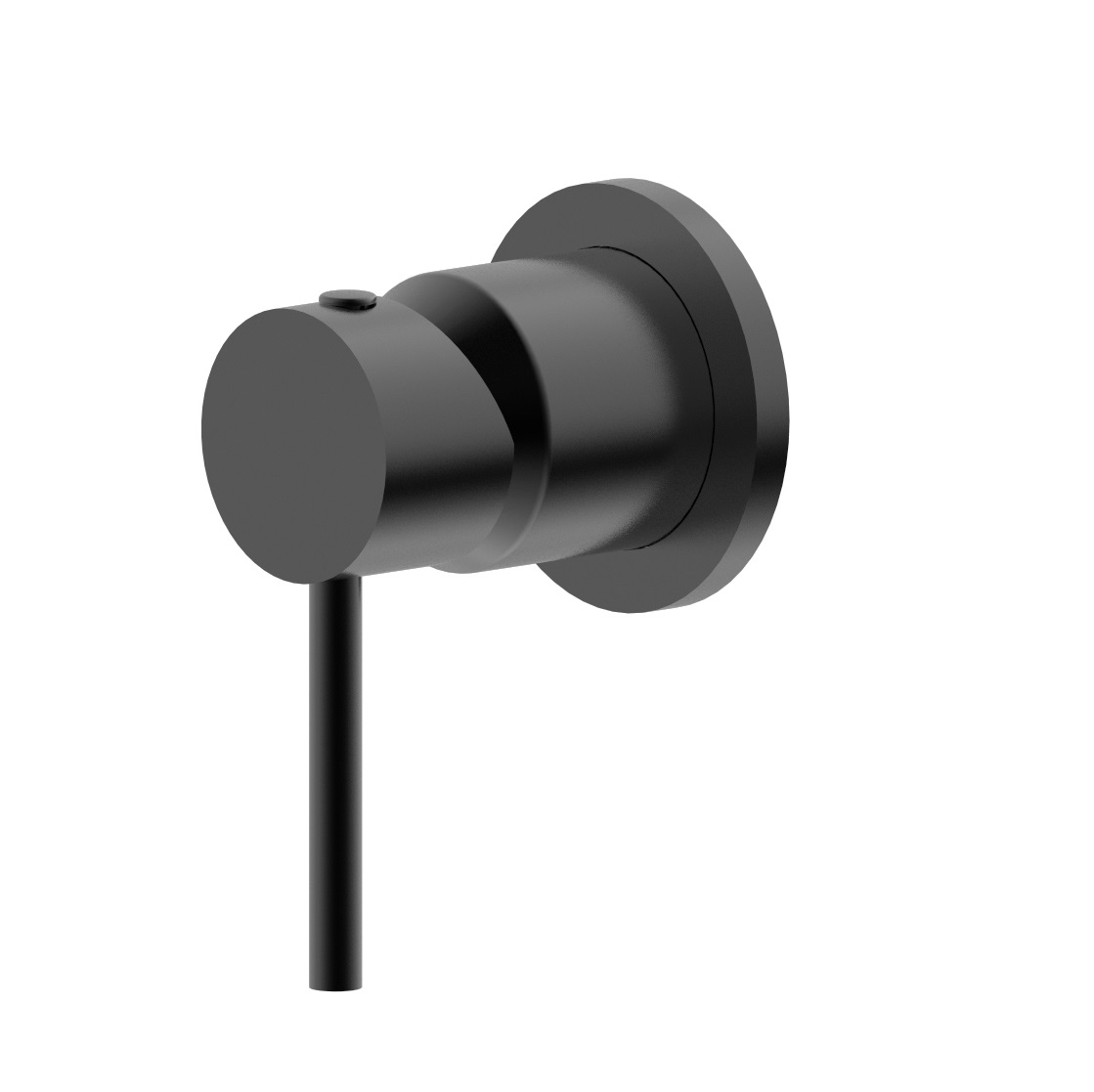Morgan Rund Shower Bath Mixer Matte Black