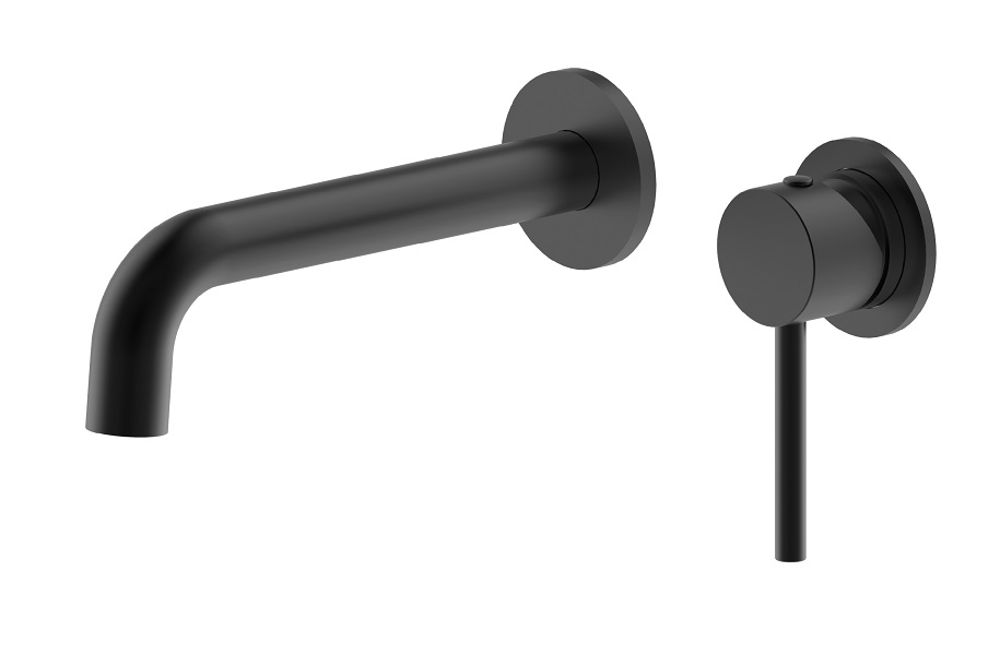 Morgan Rund Bath Basin Mixer with Spout Matte Black