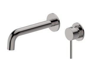 Morgan Rund Bath Basin Mixer with Spout Brushed Nickel