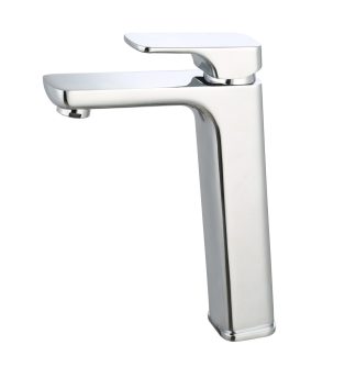 Kompakt Eckig Tower Basin Mixer Chrome
