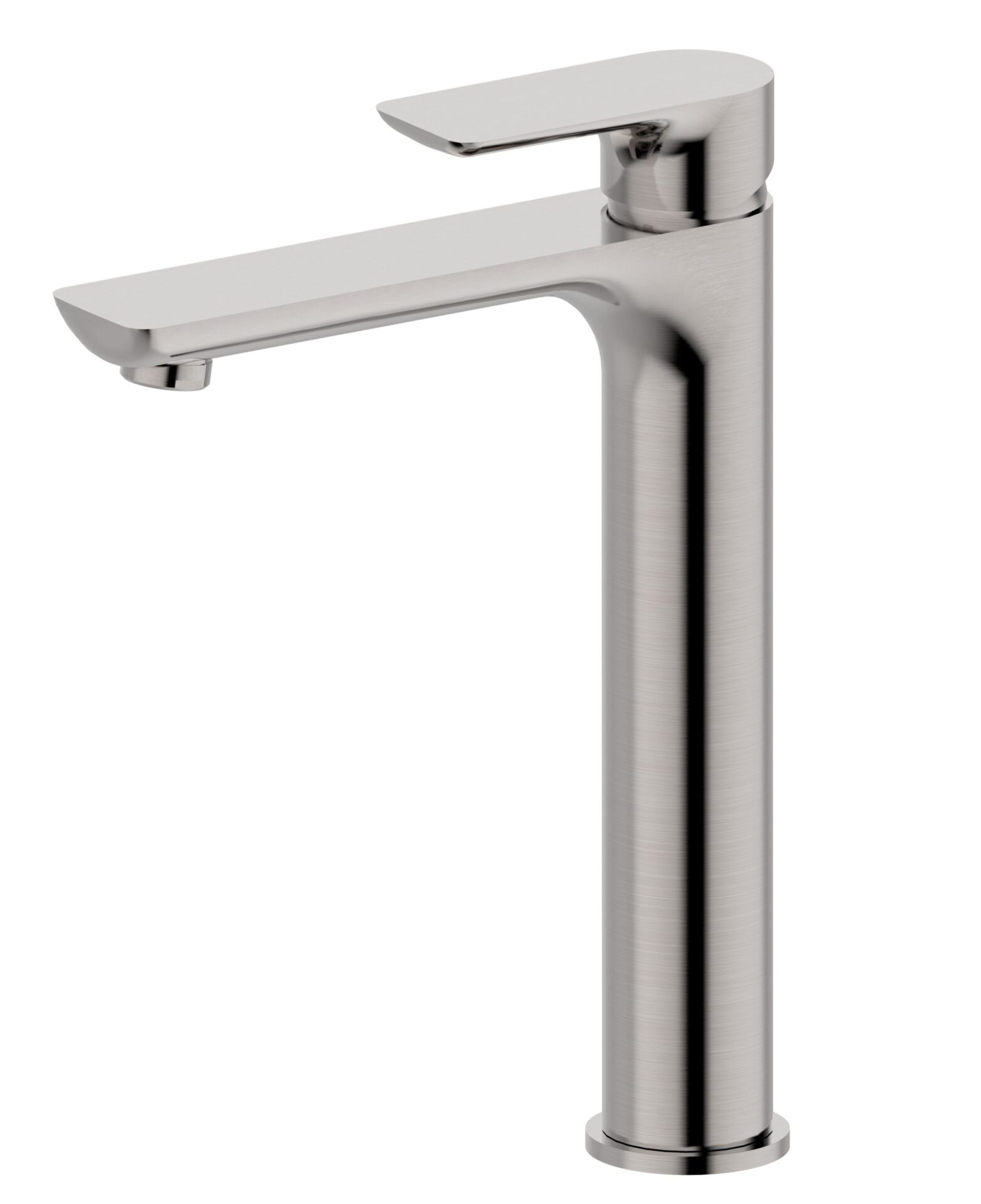 Luxus Tower Basin Mixer Brushed Nickel