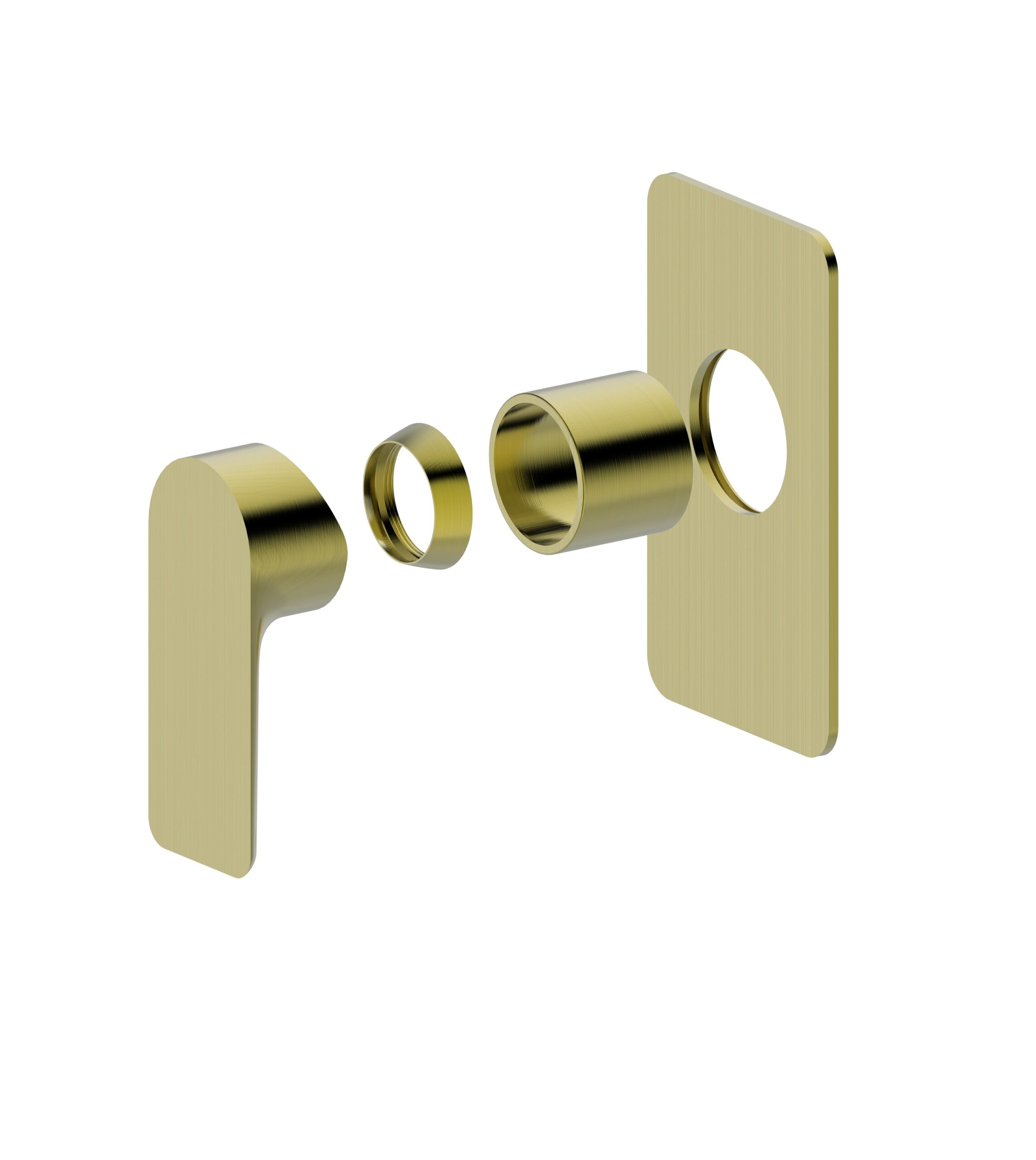 Luxus Shower Bath Mixer Brushed Gold - Image 2