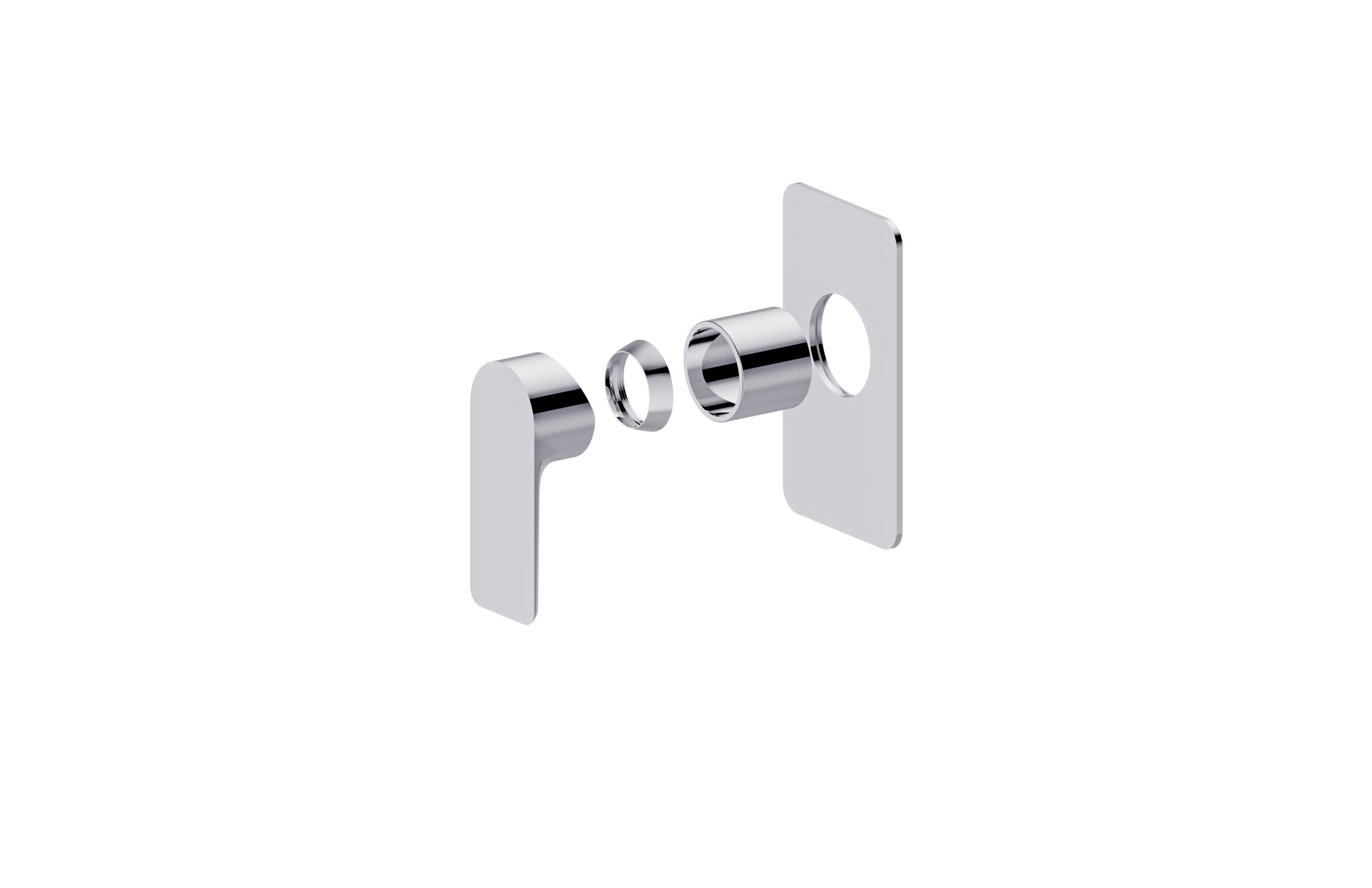 Luxus Shower Bath Mixer Chrome - Image 3