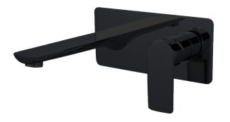 Luxus Basin Bath Mixer with Spout Matte Black