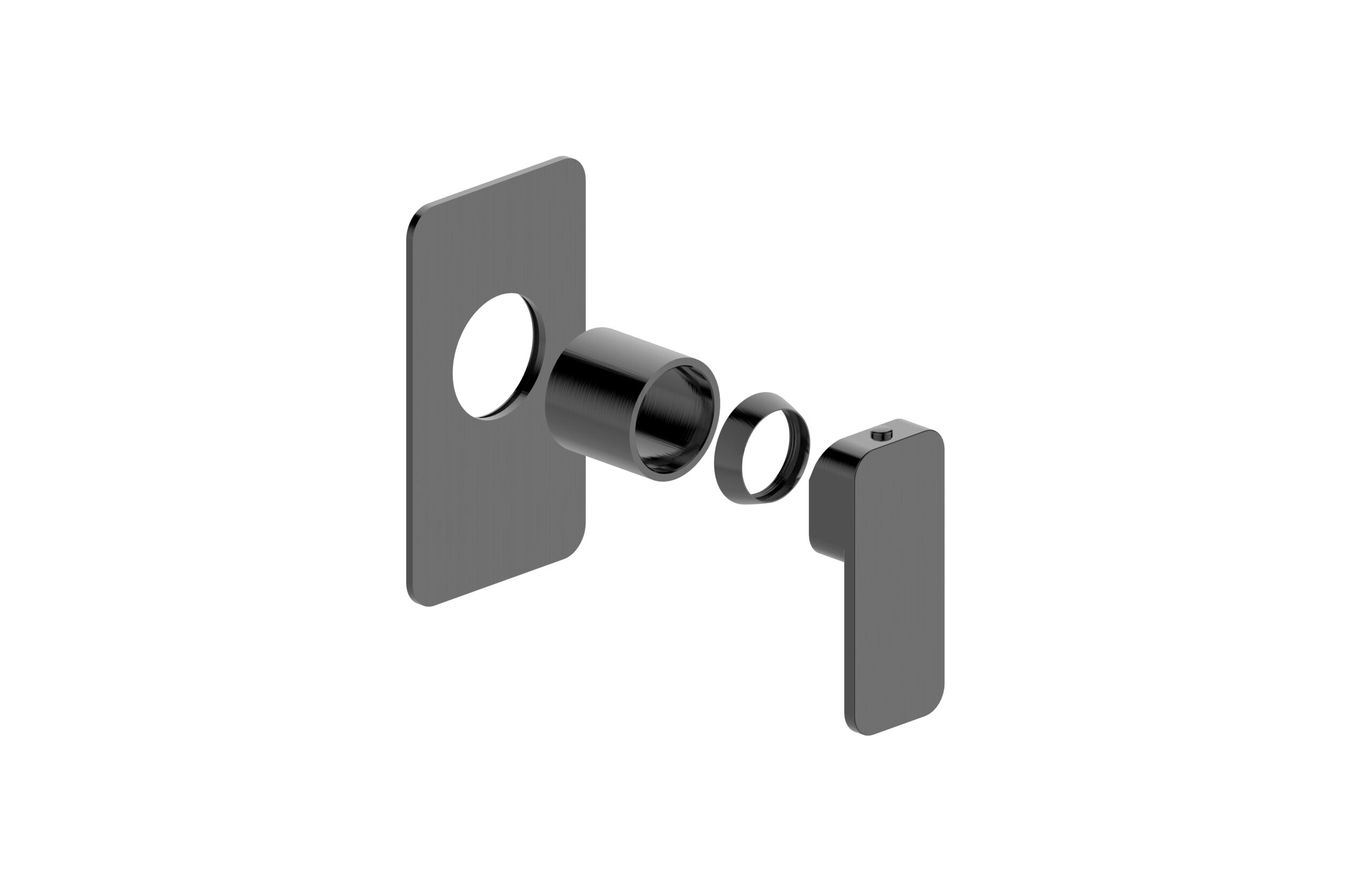 Kasten Shower Mixer Brushed Gun Metal - Image 2