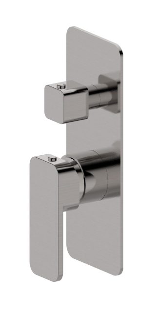 Kasten Diverter Shower Mixer Brushed Nickel