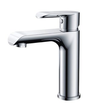 Oval Basin Mixer Chrome