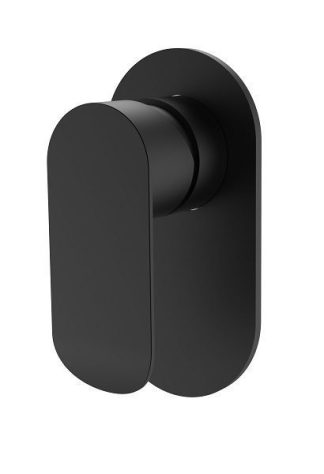Oval Shower Mixer Matte Black