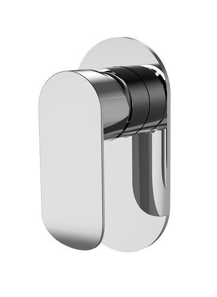 Oval Shower Mixer Chrome