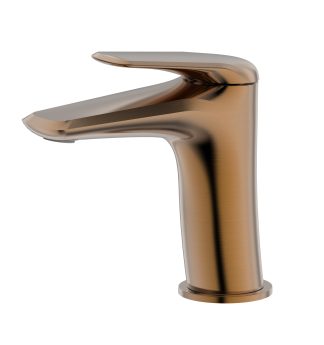Berlin Basin Mixer Brushed Bronze