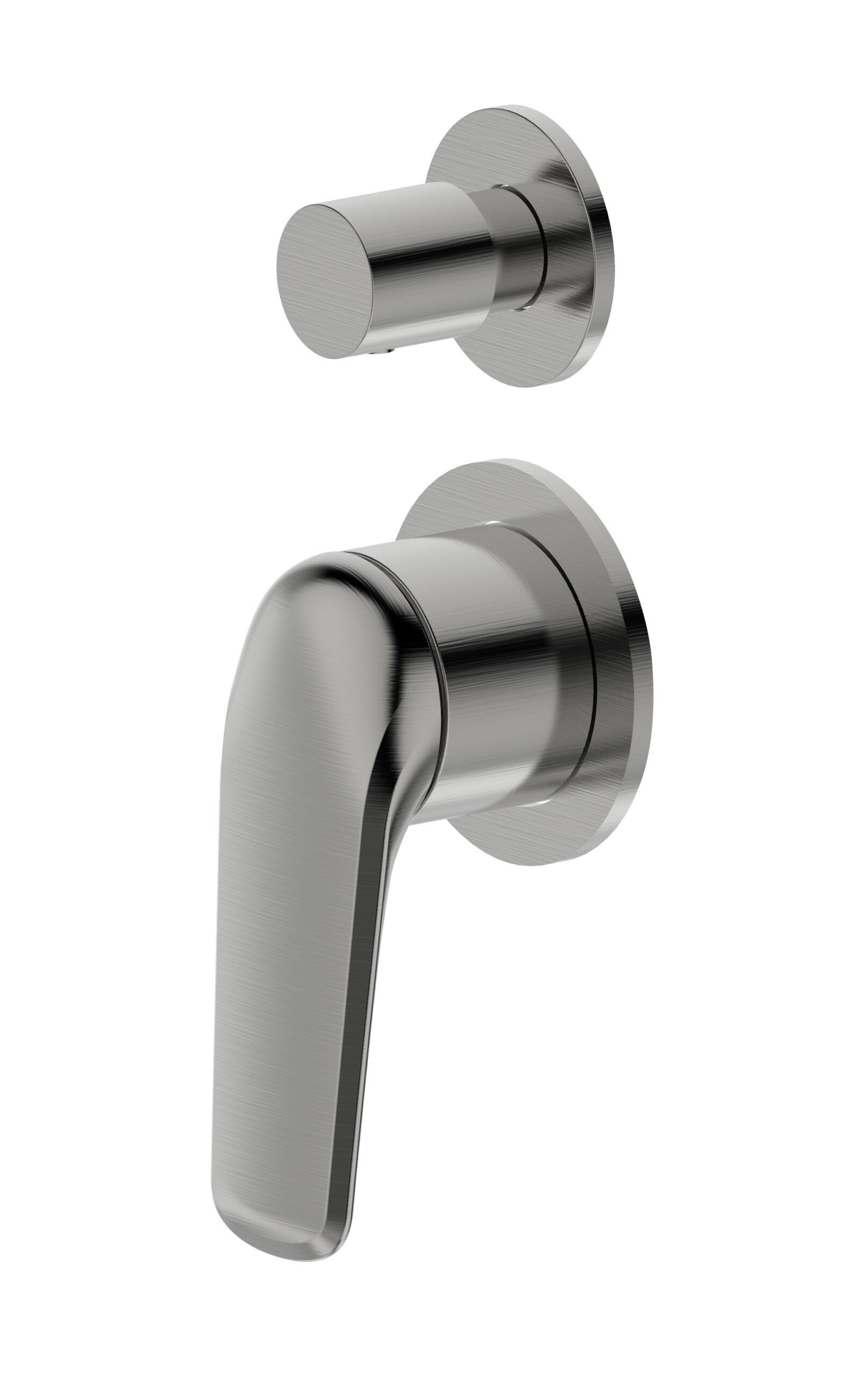 Berlin Wall Diverter Mixer Brushed Nickel