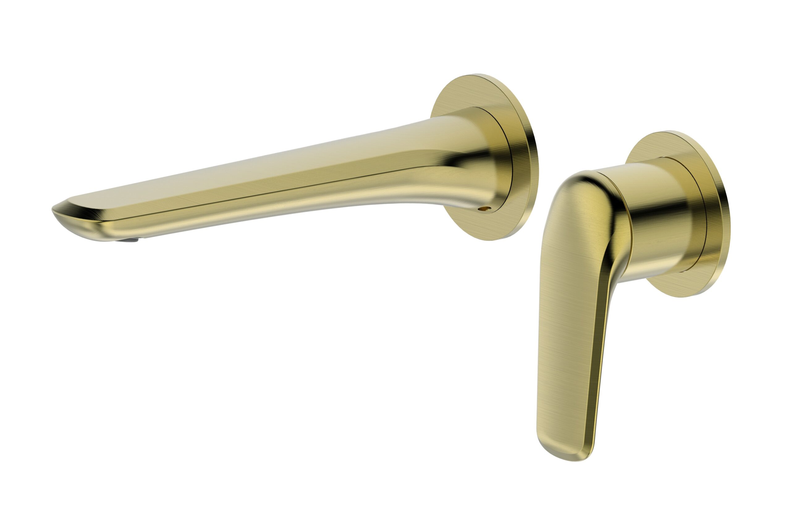 Berlin Basin Bath Wall Mixer Brushed Gold