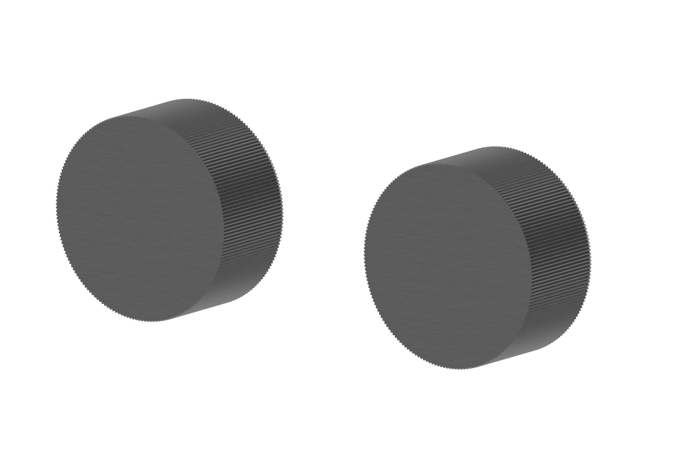 Q2 Rund Wall Top Assembly Brushed Gun Metal