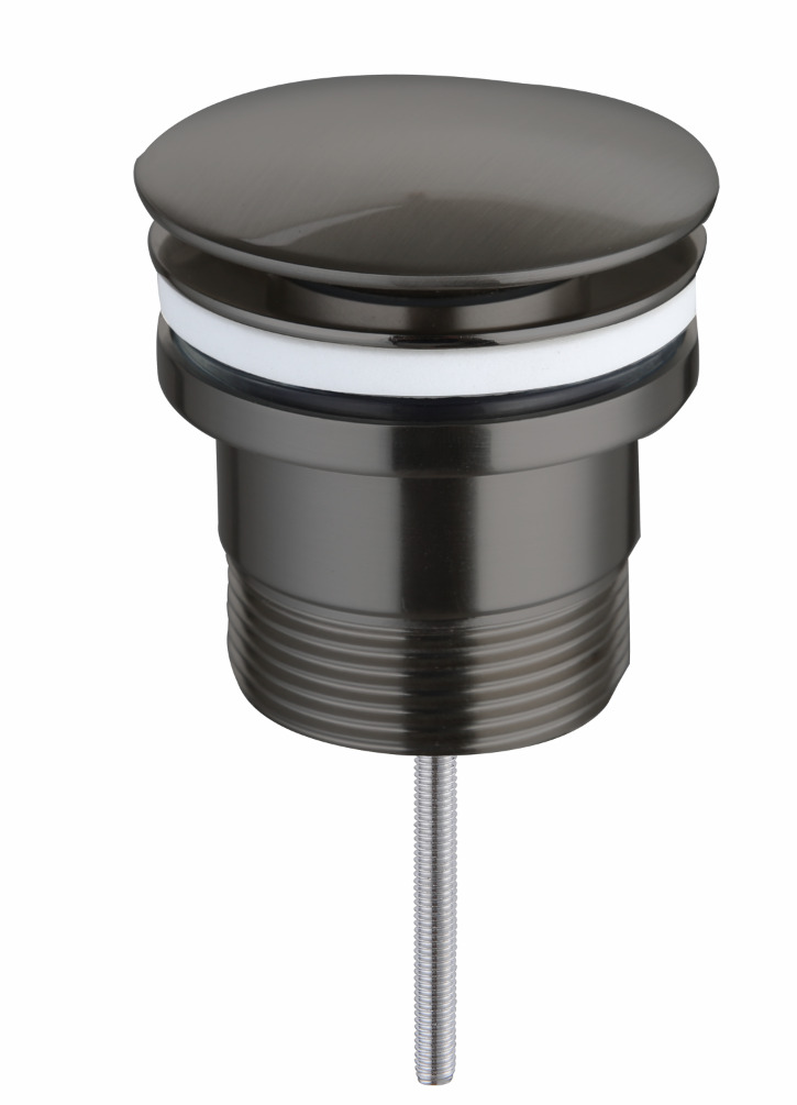 Handle Basin Pop Up Waste 32-40 Brushed Gun Metal - Image 2