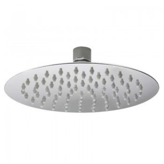 Rund Round Shower Head 200mm Stainless Steel