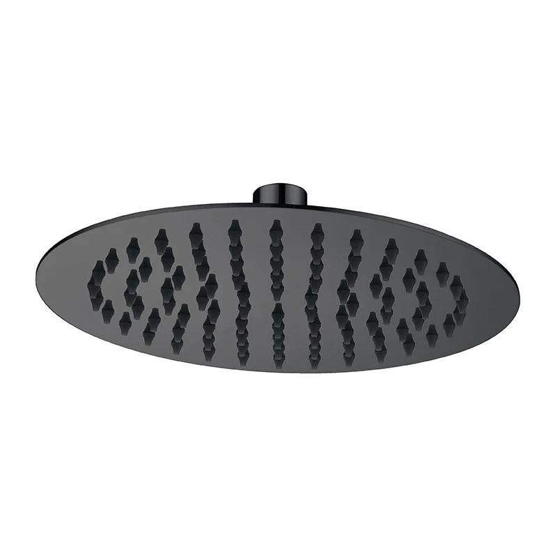 Rund Round Shower Head 250mm Brushed Gun Metal