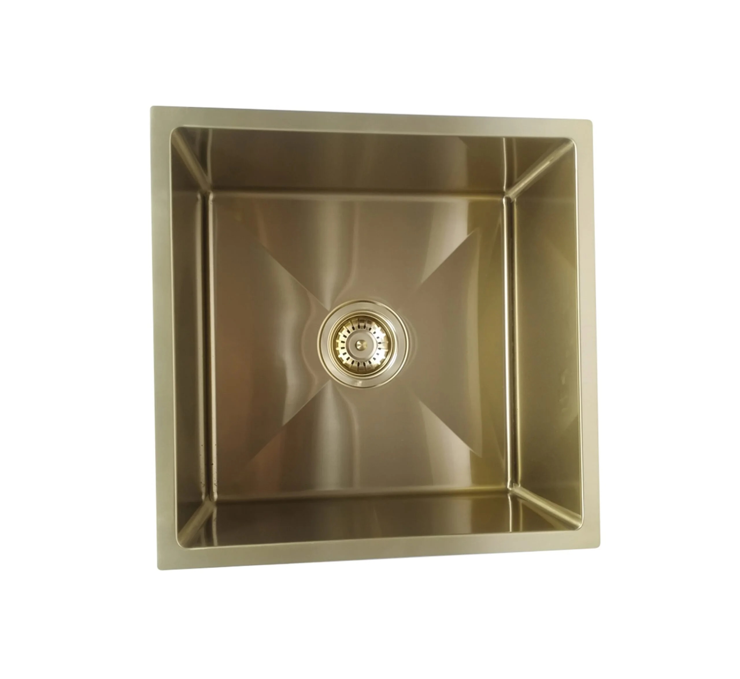 Arcko Lux Brushed Gold Single Bowl Sink 37L