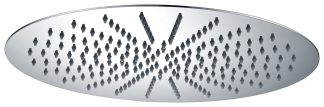 Rund Round Shower Head 400mm Stainless Steel