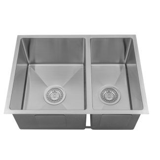 Arcko Lux Stainless Steel Double 1.5 Bowl Sink
