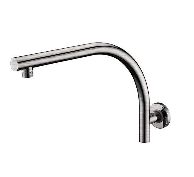 Rund Curve Shower Arm Brushed Nickel