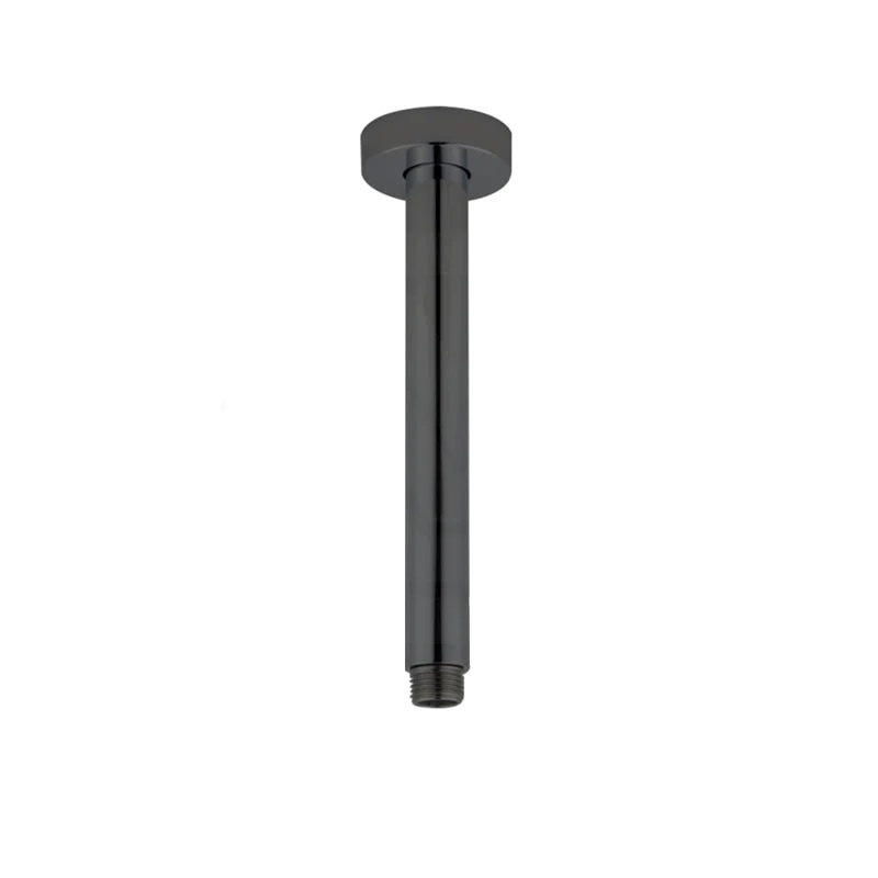 Rund Shower Ceiling Arm 300mm Brushed Gun Metal