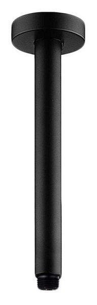 Rund Round Shower Ceiling Arm 450mm Matte Black