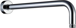 Rund Round Curve Wall Shower Arm Chrome