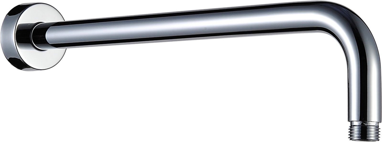 Rund Round Curve Wall Shower Arm Chrome