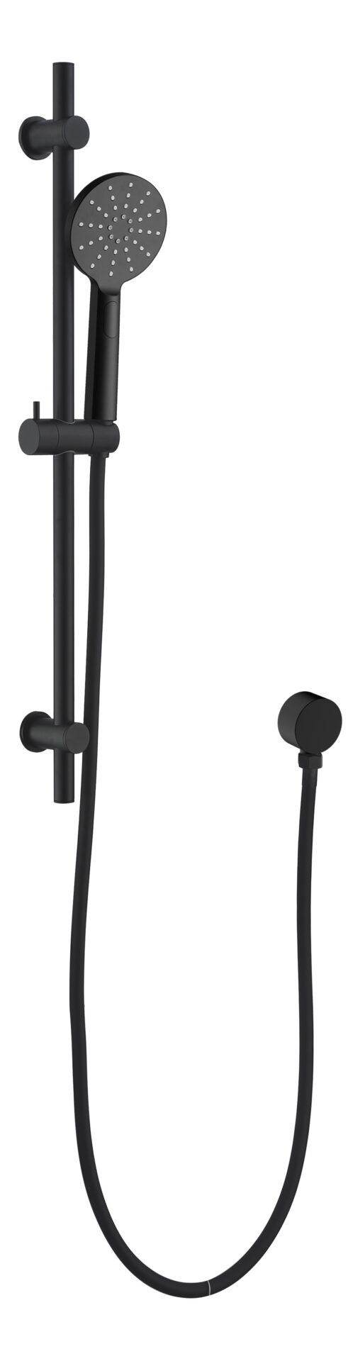 Rund 100 Multifunction Sliding Shower on Rail Matte Black