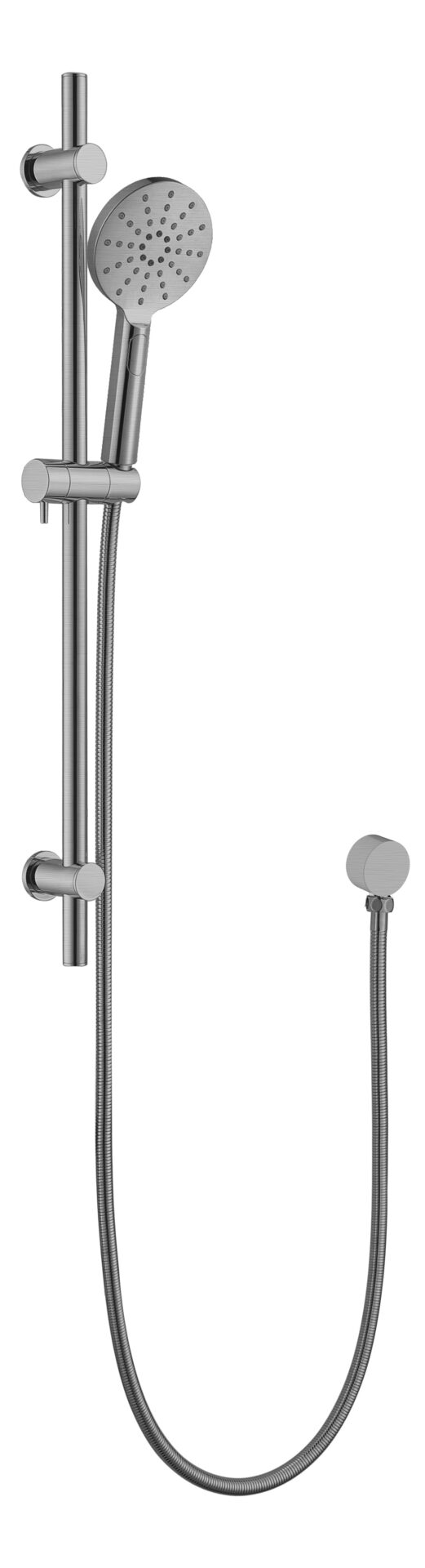 Rund 100 Multifunction Sliding Shower on Rail Brushed Nickel
