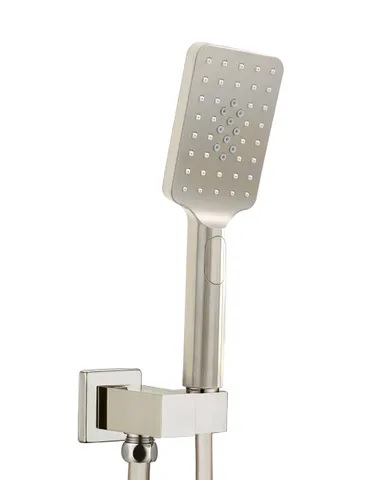 Eckig Square Shower On Bracket Brushed Nickel - Image 2