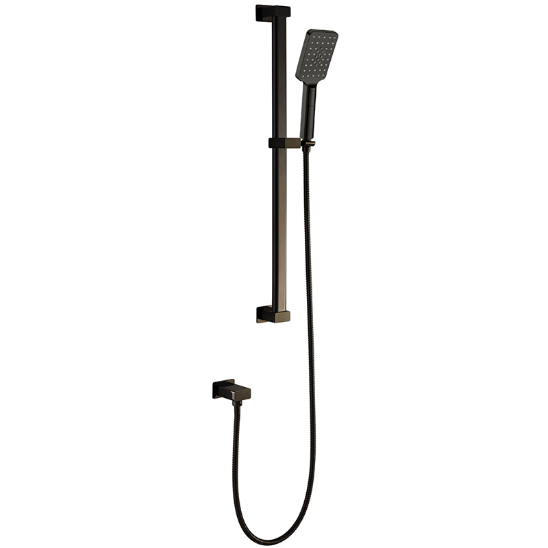 Kasten Multifunction Sliding Shower On Rail Matte Black